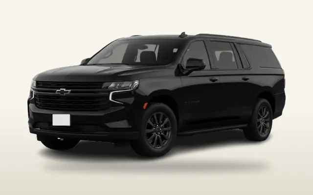 Black full-size SUV for Muskoka cottage and airport trips